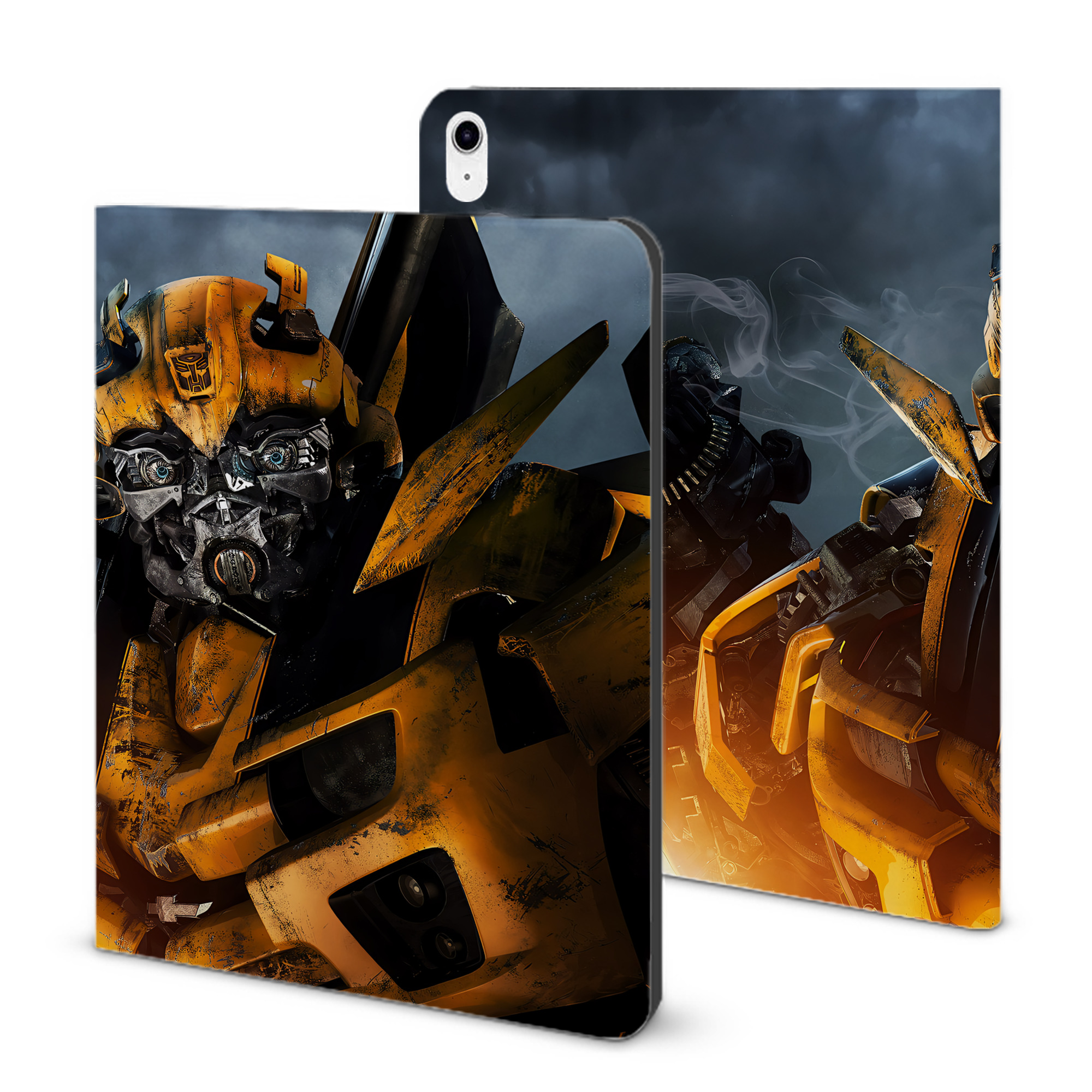 （画像用） Transformers トランスフォーマー IPad ケース ブック型 PUレザー TPU 耐衝撃 軽量 薄型 ペン収納なし 全面保護 IPad 各モデル対応